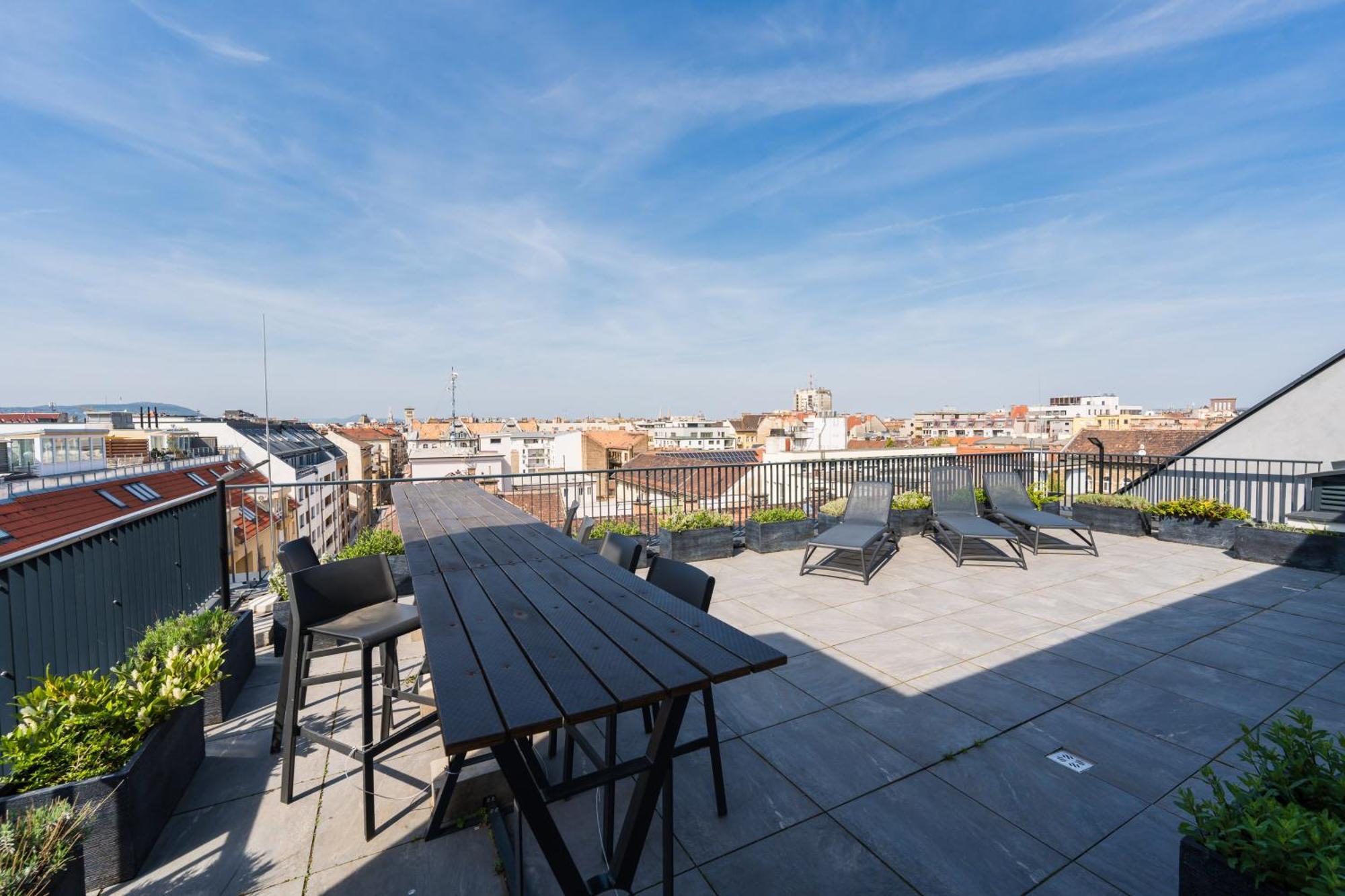 Brand New Modern Apartment-2 Rooms-Balcony-Garage Budapest Extérieur photo