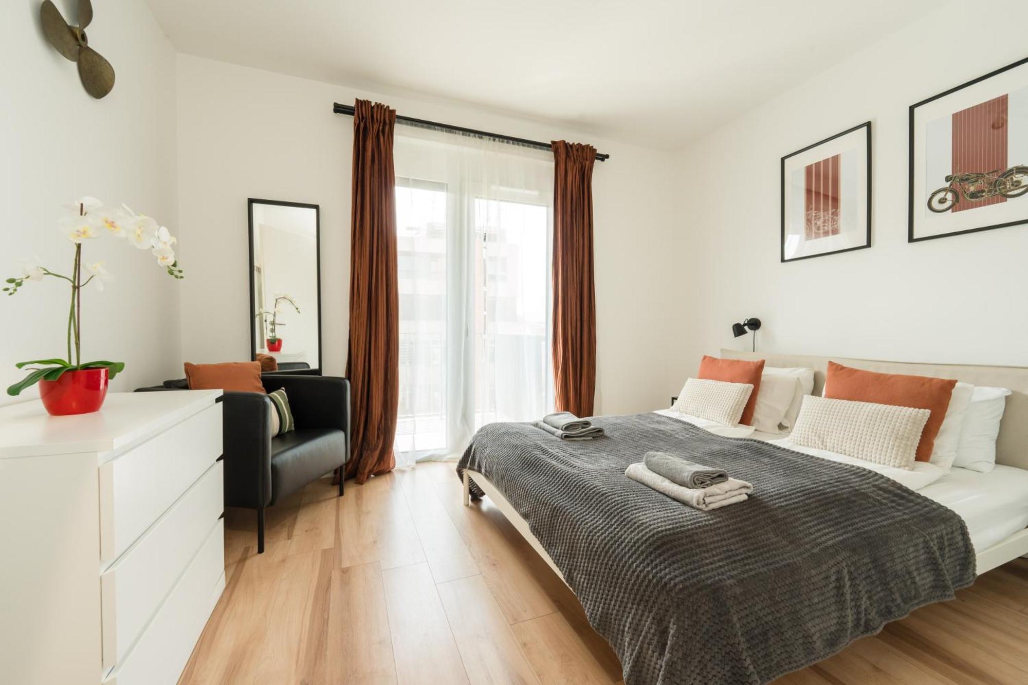 Brand New Modern Apartment-2 Rooms-Balcony-Garage Budapest Extérieur photo