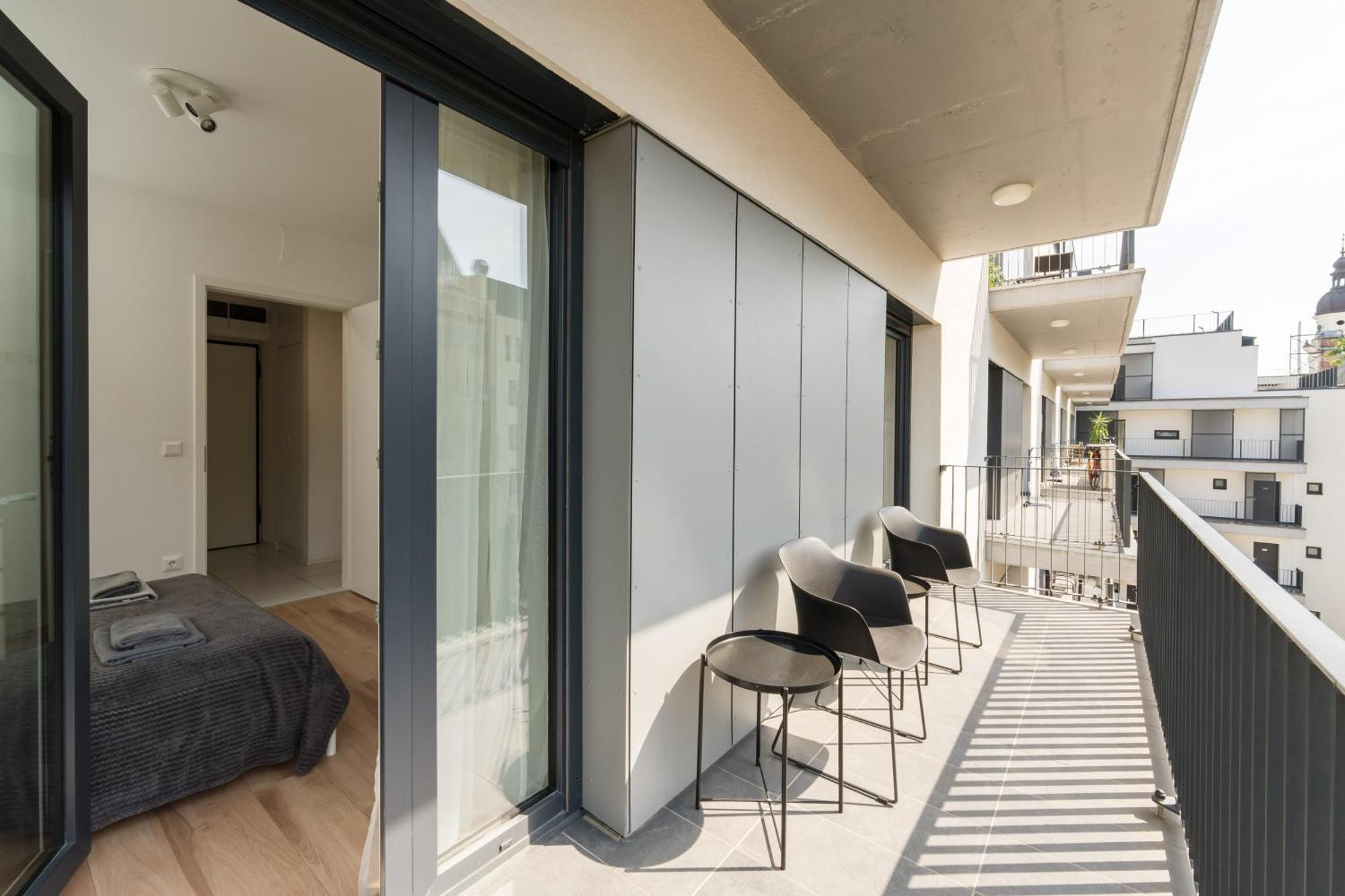 Brand New Modern Apartment-2 Rooms-Balcony-Garage Budapest Extérieur photo